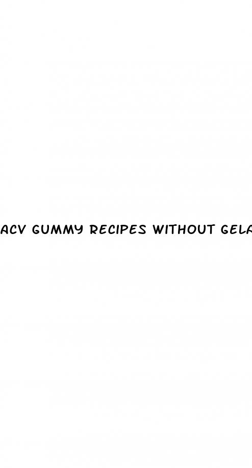 acv gummy recipes without gelatin