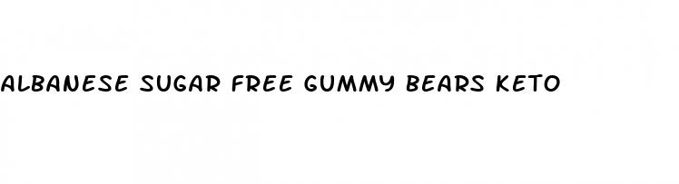 albanese sugar free gummy bears keto