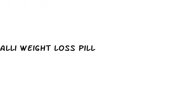alli weight loss pill