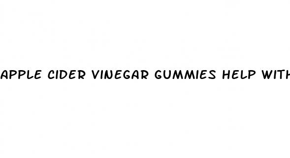 apple cider vinegar gummies help with acid reflux