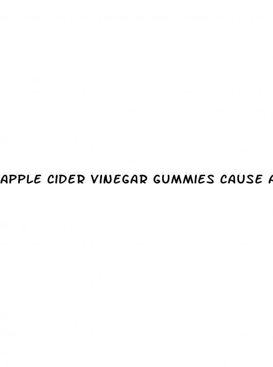 apple cider vinegar gummies cause acne