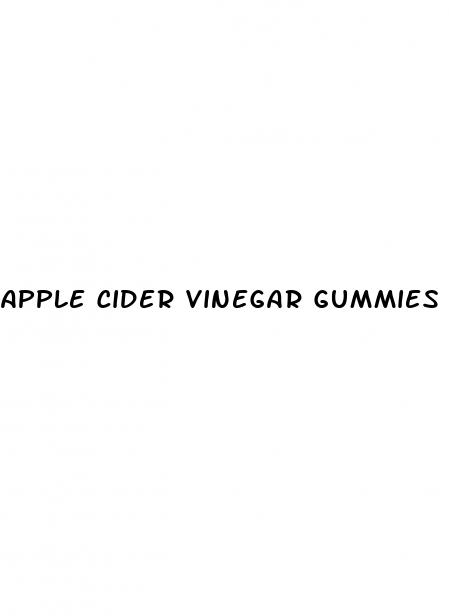 apple cider vinegar gummies benefits and side effects