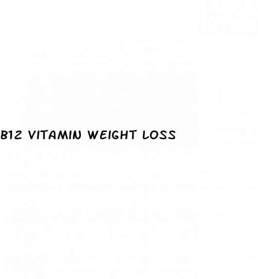 b12 vitamin weight loss