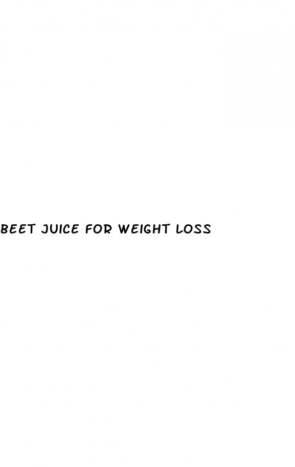 beet juice for weight loss