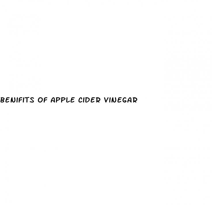 benifits of apple cider vinegar