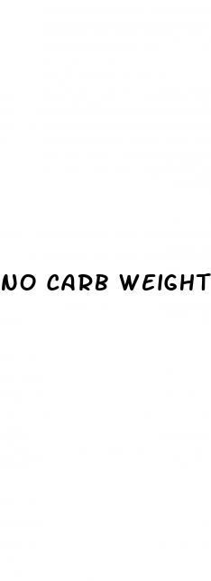 no carb weight loss