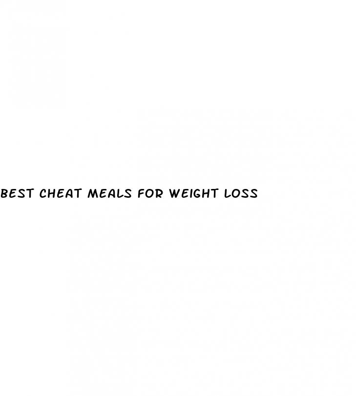 best cheat meals for weight loss
