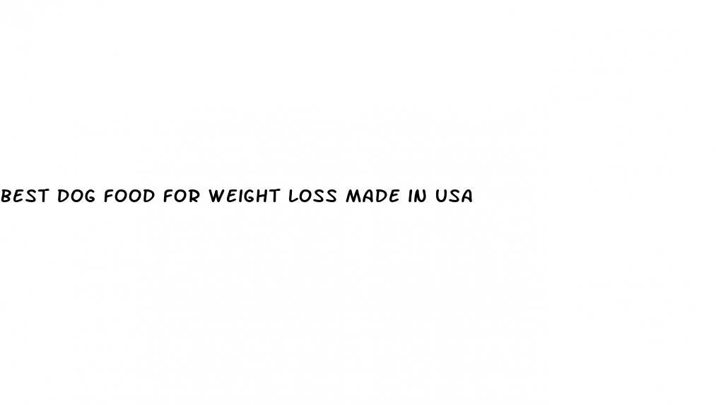 best dog food for weight loss made in usa