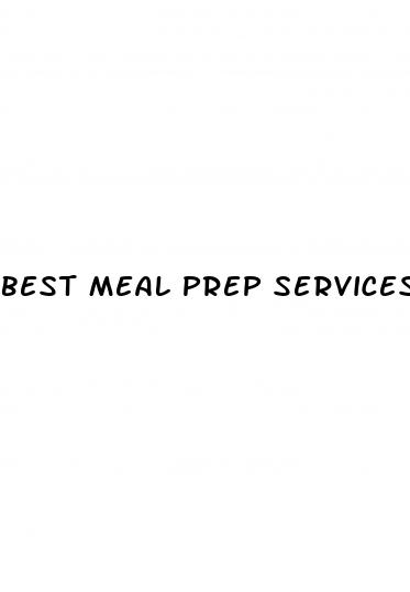 best meal prep services for weight loss