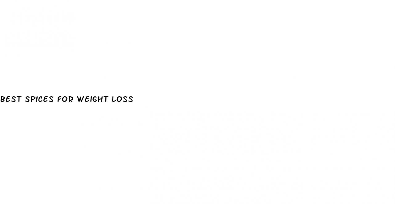 best spices for weight loss