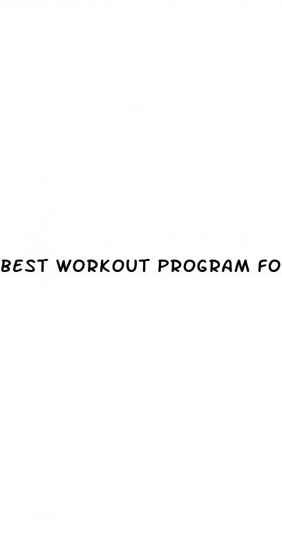 best workout program for weight loss