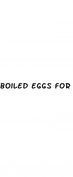 boiled eggs for weight loss