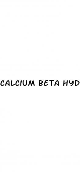 calcium beta hydroxybutyrate