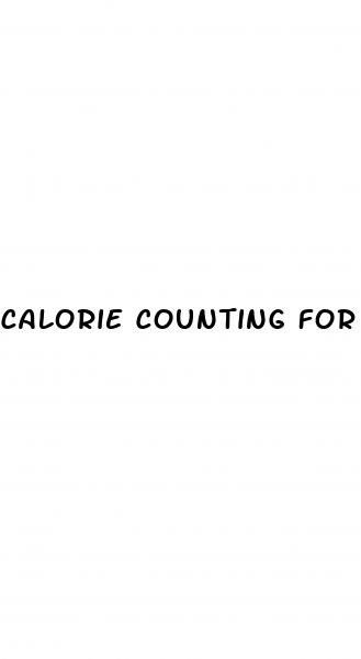 calorie counting for weight loss