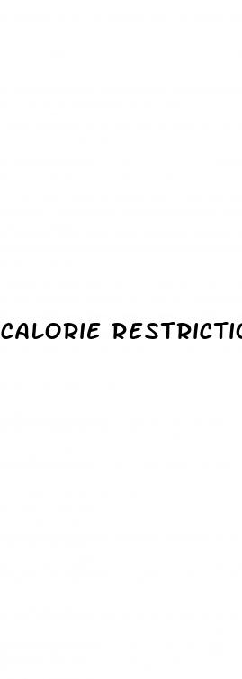 calorie restriction weight loss