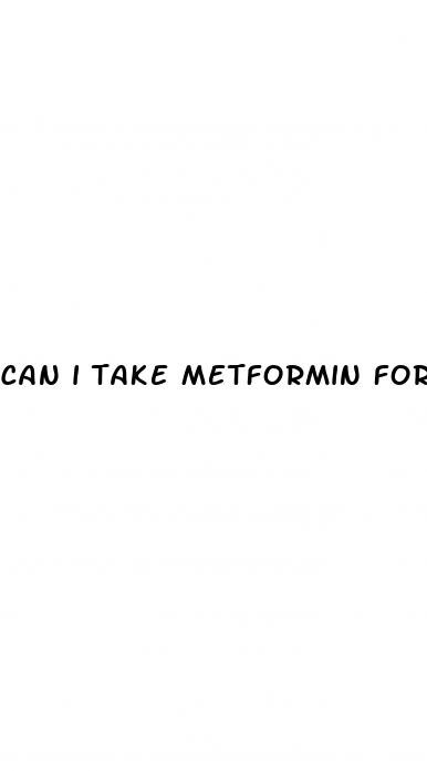 can i take metformin for weight loss