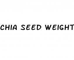 chia seed weight loss drink