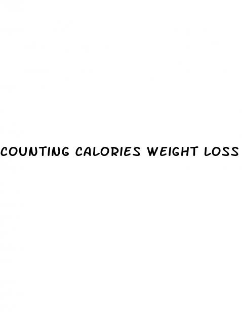 counting calories weight loss
