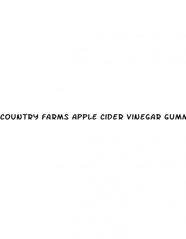 country farms apple cider vinegar gummies dietary supplement reviews