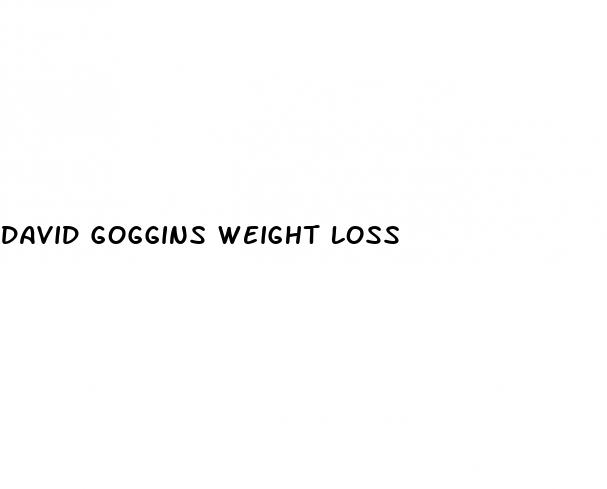 david goggins weight loss