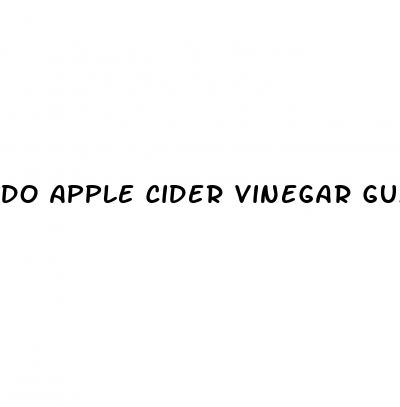 do apple cider vinegar gummies burn belly fat