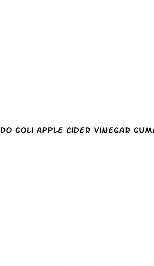 do goli apple cider vinegar gummies have the mother