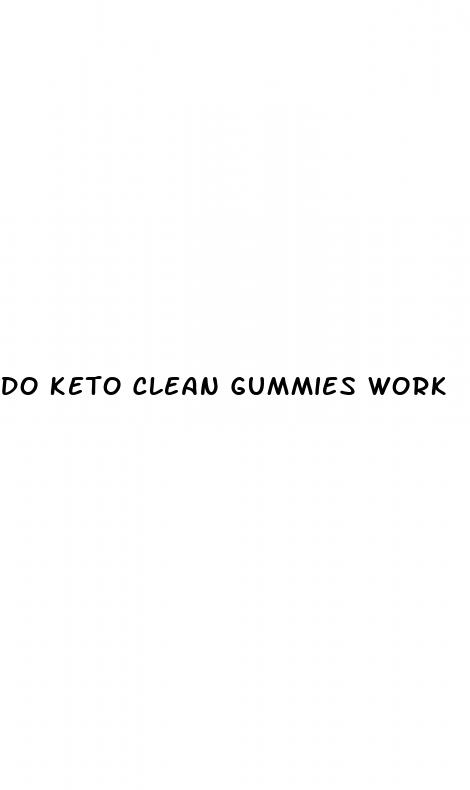 do keto clean gummies work