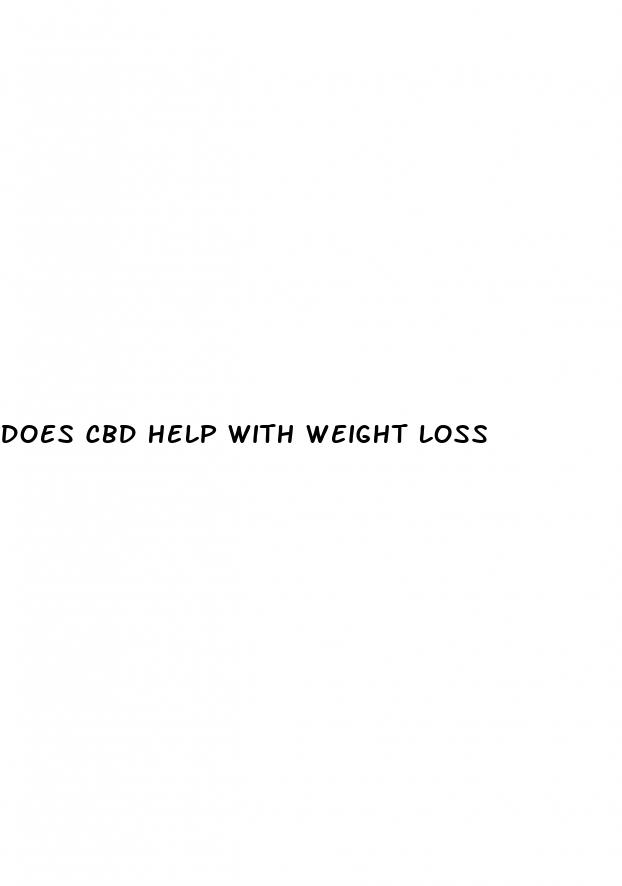 does cbd help with weight loss