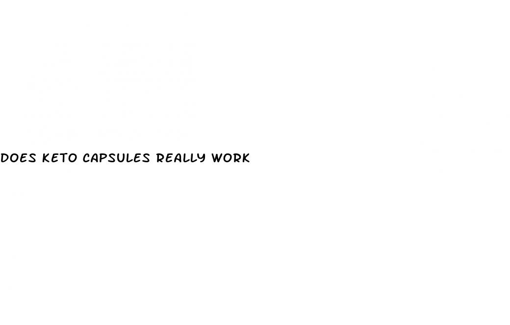 does keto capsules really work