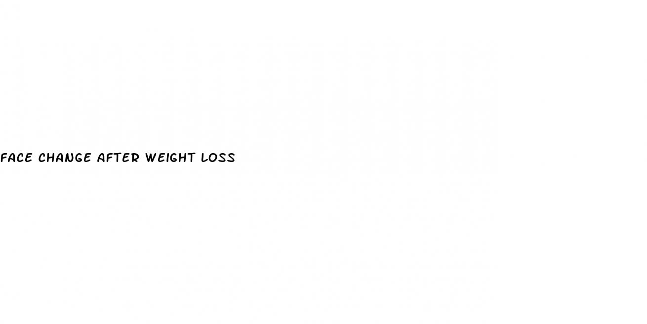 face change after weight loss