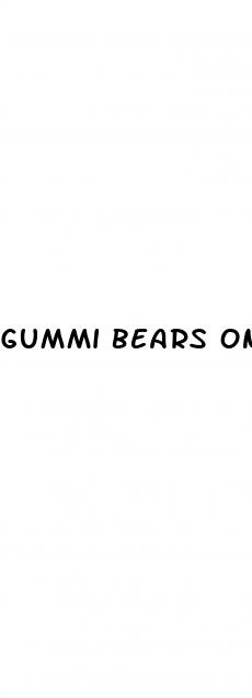 gummi bears on a liquid diet