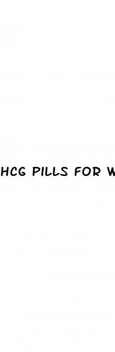 hcg pills for weight loss