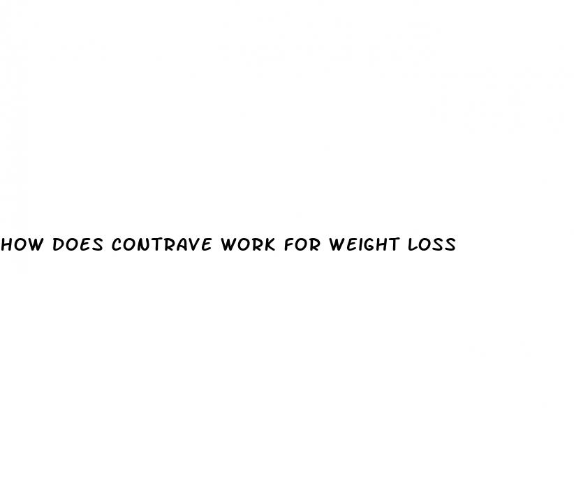 how does contrave work for weight loss