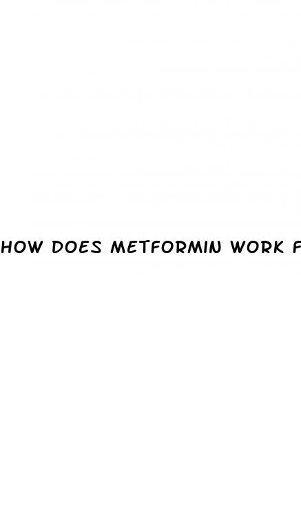 how does metformin work for weight loss