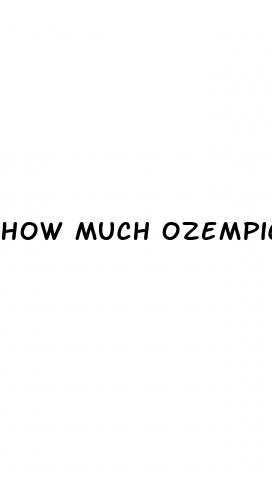 how much ozempic for weight loss