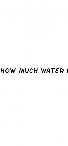 how much water for weight loss