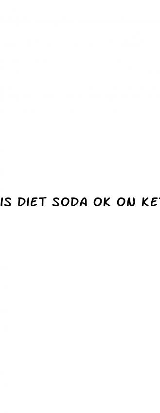 is diet soda ok on keto