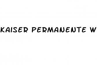 kaiser permanente weight loss program