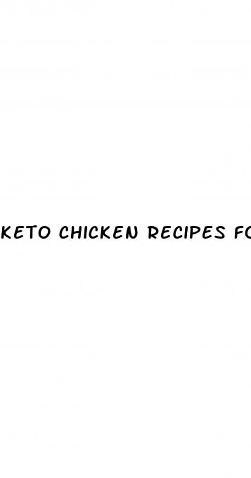 keto chicken recipes for weight loss
