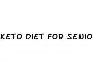 keto diet for seniors to lose weight