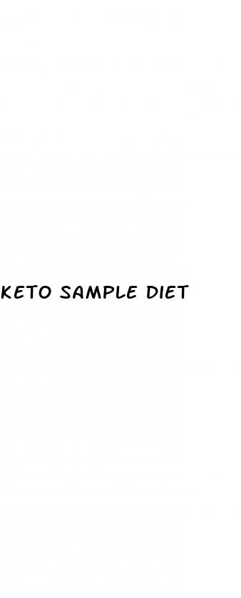 keto sample diet