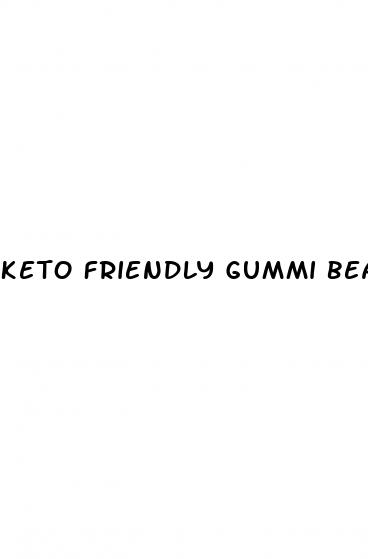 keto friendly gummi bears