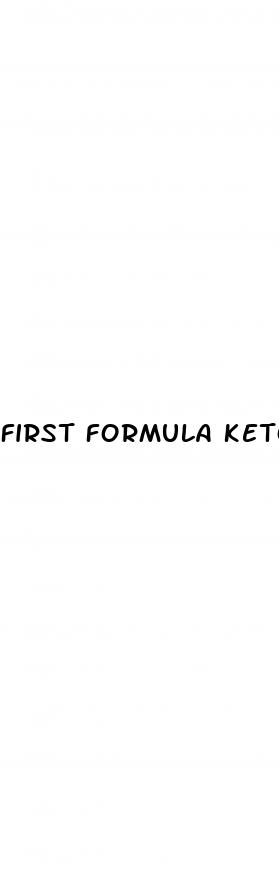 first formula keto gummies review