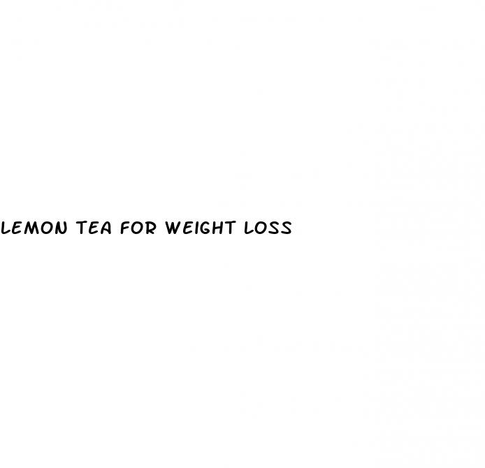 lemon tea for weight loss