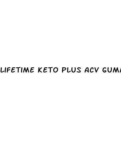 lifetime keto plus acv gummies