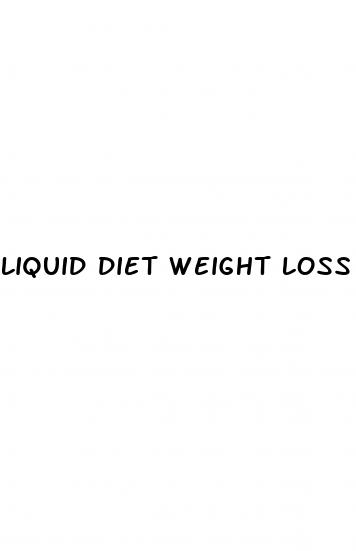 liquid diet weight loss