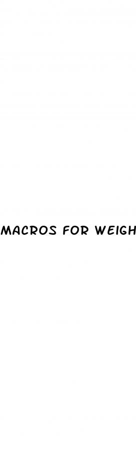 macros for weight loss and muscle gain