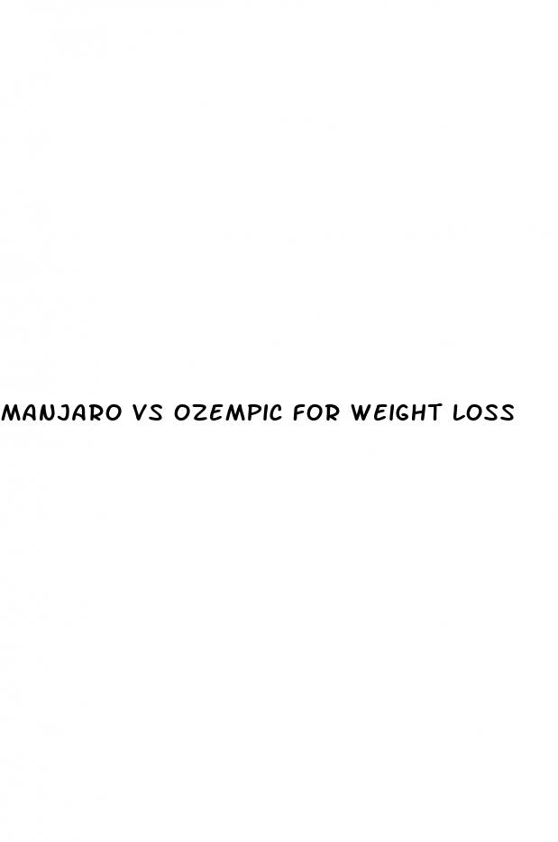manjaro vs ozempic for weight loss