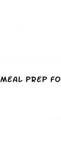 meal prep for female weight loss