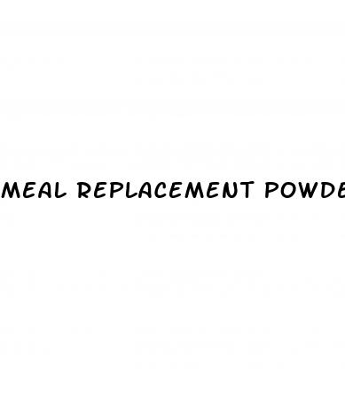 meal replacement powder for weight loss
